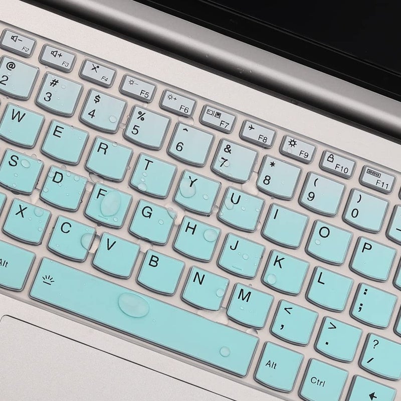 MUBUY-GOL Keyboard Cover Skin for 2024 2023 Lenovo Ideapad 1i 14" /IdeaPad 1 14", IdeaPad 3 3i 14", IdeaPad Slim 3 3i 14", Ideapad 1i 82LV003YUS 82V6S00000 14 inch Laptop Protective Accesorries (Mint Green) - Image 3